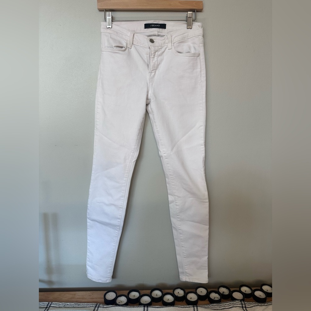 J Brand Women's Skinny Jeans in White